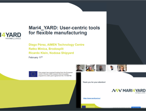 Mari4_YARD presentation at the Shipbuilding and Lifecycle Tech 4.0 conference